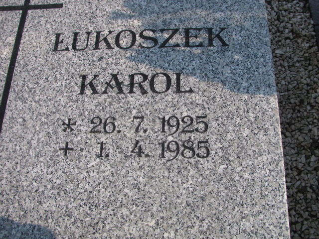 Karol Łukoszek 1925 Adamowice - Grobonet - Wyszukiwarka osób pochowanych