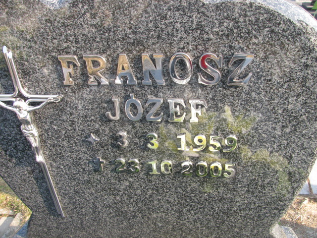 Józef Franosz 1959 Adamowice - Grobonet - Wyszukiwarka osób pochowanych